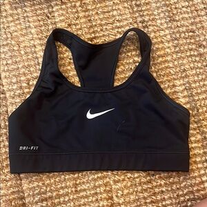 Nike Women's Black Dri-FIT Racerback Sports Bra